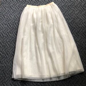 Cat & Jack Shimmering White Tulle Skirt